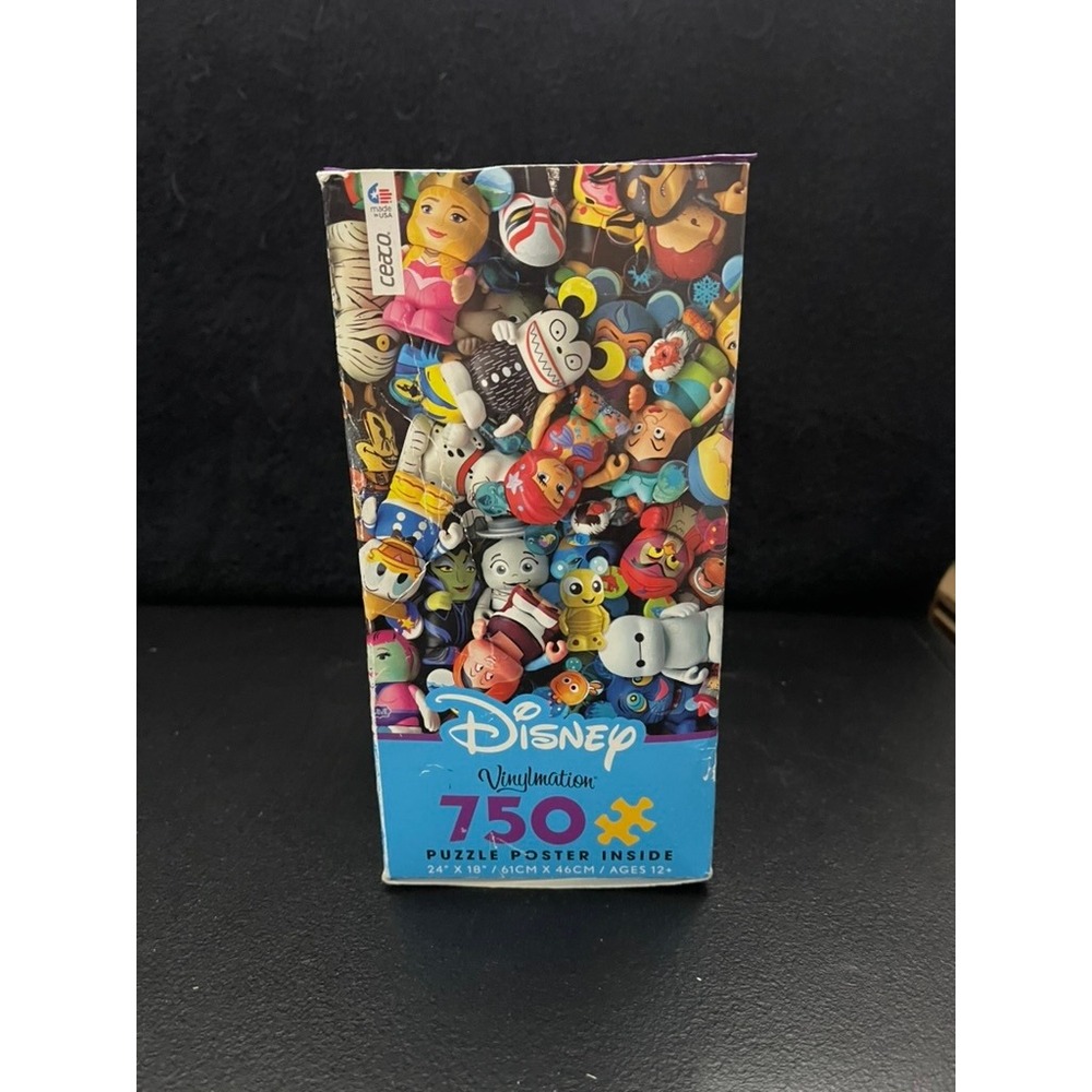 Ceaco Disney Vinylmation 750 Piece Jigsaw Puzzle with Poster 2016 Made in USA